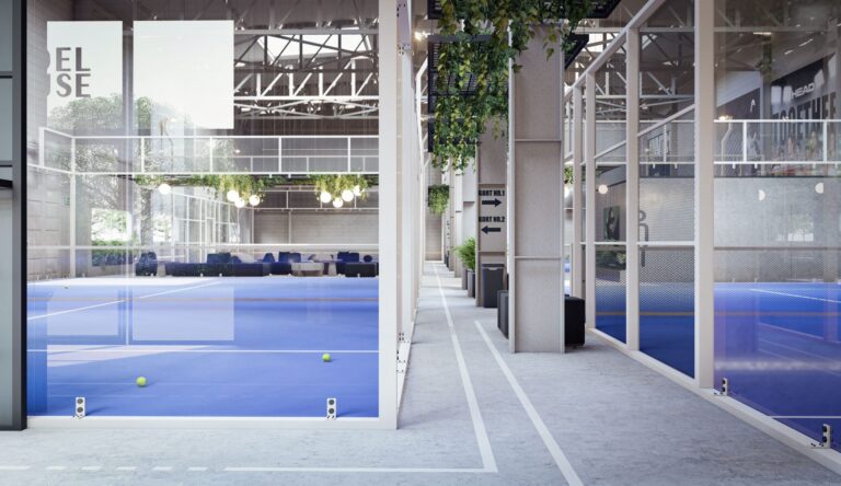 Padel-House - hala do gry w padla, wizualizacja projektu Art Park
