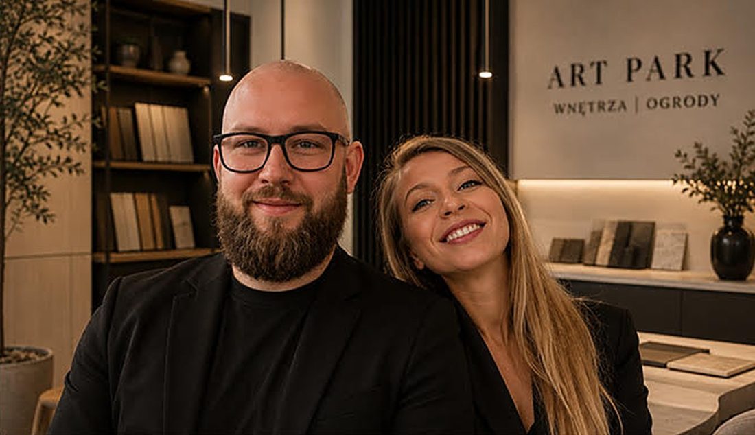 Ania i Patryk, założyciele Art Park, w studiu projektowym